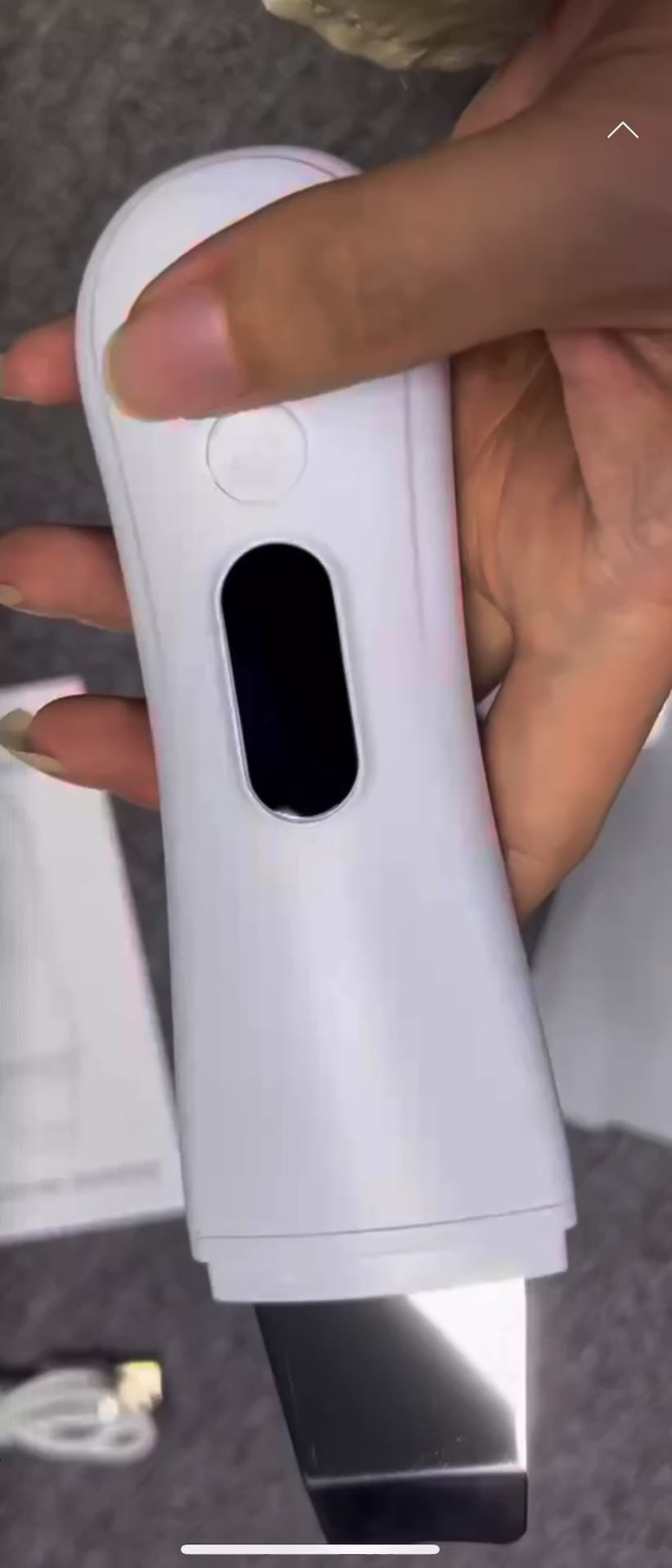 Épurateur de peau à ultrasons – Spatule de nettoyage facial ionique 4 modes – Dispositif de peeling et lifting du visage – Nettoyage en profondeur et soin de la peau